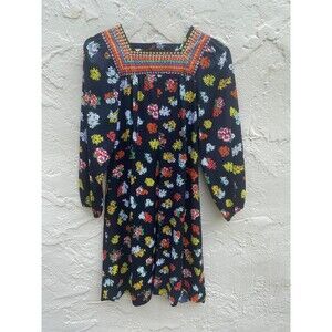 Vintage dress 70s flower design